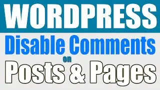Delete Comment Box In Contact and About pages in Wordpress Site