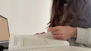 ASMR Study Session 📚 Book Flipping, Laptop Typing & Pencil Writing Sounds | Relaxing No Talking