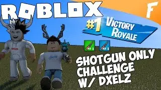 Shotgun only challenge (With Dxelz) - Roblox Island Royale