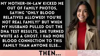 My MIL Kicked Me Out Of Family Photos, Saying 'Only BLOOD Relatives ' Then My Husband Showed Her