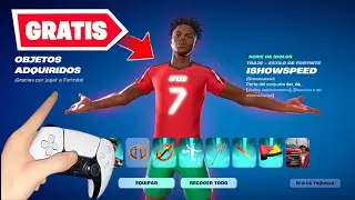 &iexcl;RAPIDO! Como Conseguir SKIN *ISHOWSPEED* GRATIS en FORTNITE! 🔥ISHOWSPEED FREE!