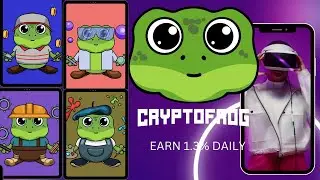 CRYPTO FROG WORLD/GENESIS FROG(EARN 1.3% DAILY)
