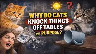 Why Cats Love to Knock Things Off Tables?