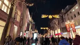 Antwerp After Dark 🇧🇪 | Meir Street 4K Night Walk (Fashion District) (Part 2)