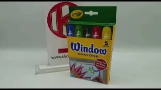 Crayola Window Crayons 5 Classic Colours-529765
