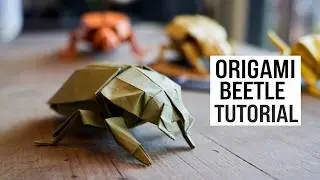 Expert Origami Artist Shares BEST Beetle Design!