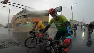 CAPO  49 miles Training Bike Ride from Bayamon under rainy day