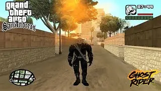 CJ Become Ghost Rider In GTA SANDERAS Game  [ Full Game Play ] #gta_kashif