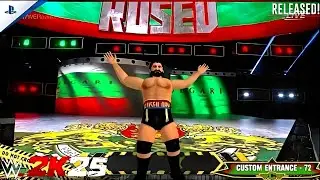 WR3D 2K25 Rusev (2016) Updated WWE Entrance Custom Graphics Pack & Theme Remix
