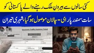 A Pakistani Living Abroad for Many Years Received E-Challans from Pakistan | Neo Plus
