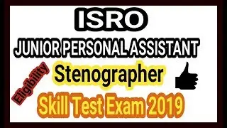 isro stenography test