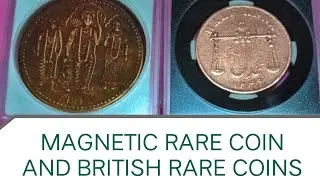 WATCH BAND KARNE WALA MAGNETIC COIN AND OTHER BRITISH RARE COIN