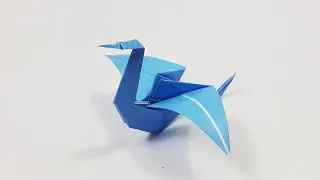 Origami Flyingg Stork tutorial