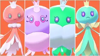 FRILLISH EVOLUTION TEAM ! Shiny Frillish, Jellicent Moveset All Forms Pokemon
