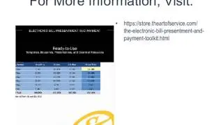 The Electronic Bill Presentment and Payment Toolkit