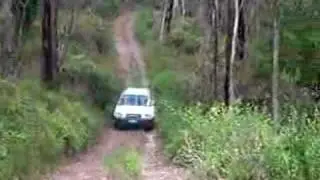 Subaru Forester Croajingolong National Park going down a hill