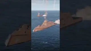 Destruction of a fleet of ships