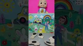 fun and cute Ms Rachel wooden song puzzle