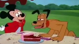 Pin the Tail On PLUTO - Pluto and Mickey Mouse Classic Cartoon