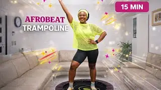 15 MIN AFROBEAT CARDIO WORKOUT sur TRAMPOLINE