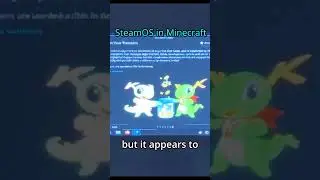 Installing SteamOS in Minecraft... on a Steam Deck?  #steamdeck #steamos #minecraft