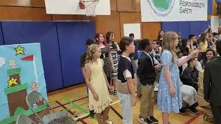 20230628 belpark grade 6 farewell class students walkin