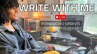 LIVESTREAM | Cozy Productivity & Write With Me Session | Pomodoro Sprints for Focus
