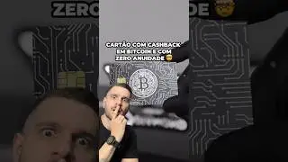 Cart&atilde;o com cashback em Cripto 🤯