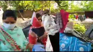 Twinkle Himanshu Kalia, also known as the Ambulance Lady, distributed free Atta Bags to people.