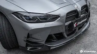 AC Style Dry Carbon Front Canards Installation - Fit For M3 G80 M4 G82 G83