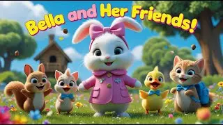 Bella and her Friends, Bunny friendship story for children, Story about friendship and kindness