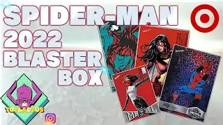 Spider-Man 2022 Metal Trading Cards Blaster Box Opening