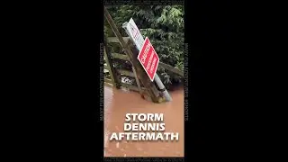 Storm Dennis Aftermath | #shorts | Full Time Motorhome Living