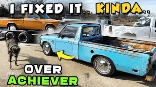 OOPS… Frame Modification gone wrong. 1976 Chevy Luv.