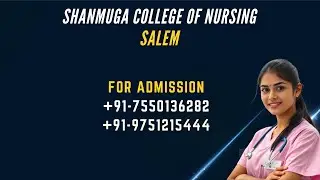 SHANMUGA COLLEGE OF NURSING SALEM COURSE DETAILS