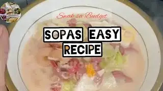 Sopas easy recipe #sopas #sopasrecipe #macaronisoup #macaronirecipe #lutongbahay