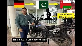 Meetup I  the famous Biker on world tour in Salalah Meetup I @WildlensbyAbrar