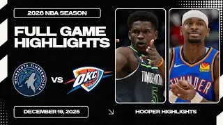 Oklahoma City Thunder vs Minnesota Timberwolves Full Game Highlights | Dec 19 | 2026 NBA Season