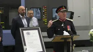 Queen's Award presentation