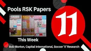 WEEK 11 2025/2026 #UK #FOOTBALL #POOL #RSK PAPERS VIDEO SERIES -   13TH/14TH SEPTEMBER 2025