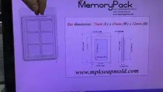 Designing new rectangle wax clamshell mold plastic box (www.mpksoapmold.com)