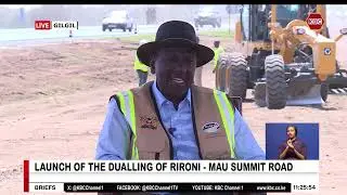 Ruto: The Rironi-Mau Summit highway is a historic and monumental project
