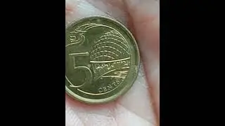 SINGAPORE 5 CENT 2014 COIN COLLECTION:
