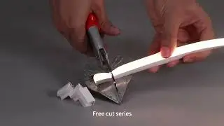Free Cut and Free Soldering Neon flex with Quick Connector NG1016D FCFS