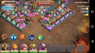 Castle clash insane 2-3 5 heros