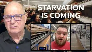 Walmart Store Shelves Go Empty As Winter Panic Buying Frenzy Begins