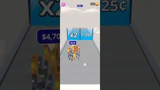 Coin Rush 3D Level 1 Gameplay #shorts #gaming #funny