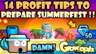 Как ПОДГОТОВИТЬСЯ и ПОЛУЧИТЬ ПРИБЫЛЬ до 50 BGL на SUMMERFEST!! ☀️ | GrowTopia Profit 2023