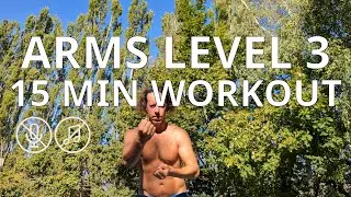15 Min ARMS Workout 💪 Level 3 | Advanced Tone & Sculpt Without Weights ✨
