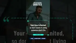 Steve Jobs Motivational Quote | Your Time Is Limited | Inspirational Life Lesson #shorts #viral